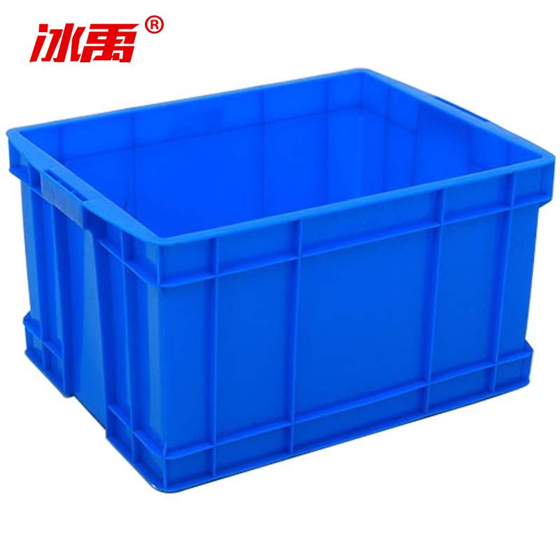 冰禹 加厚塑料周转箱 BYrsl-01 500-300箱外550*420*310mm 1个