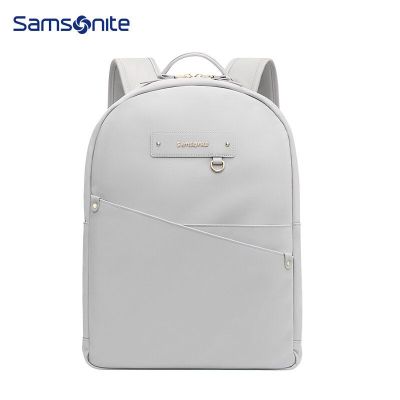 新秀丽双肩包电脑包背包旅行包 samsonite14英寸苹果华为笔记本电脑包BY9 灰色BY9*08002