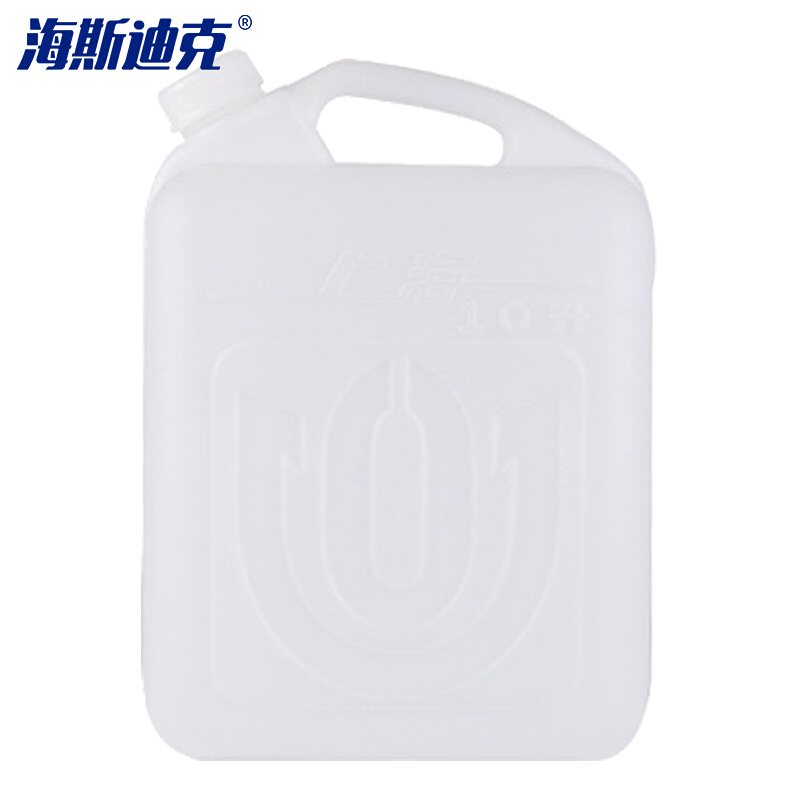 海斯迪克 gnjz-1434 塑料桶 储水桶储油桶 白色桶 消毒剂桶斜口桶易倒料75%酒精桶 兰花桶10L(10个)