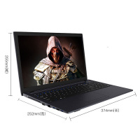 炫龙(shinelon)DC2畅玩版 15.6英寸游戏本学生笔记本电脑(G5400 8GB 1TB GTX1050 4G独显 IPS)