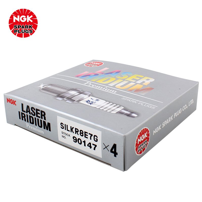 NGK 铱铂金火花塞 SILKR8E7G 90147 四支装 长城哈弗H8 H9 2.0T