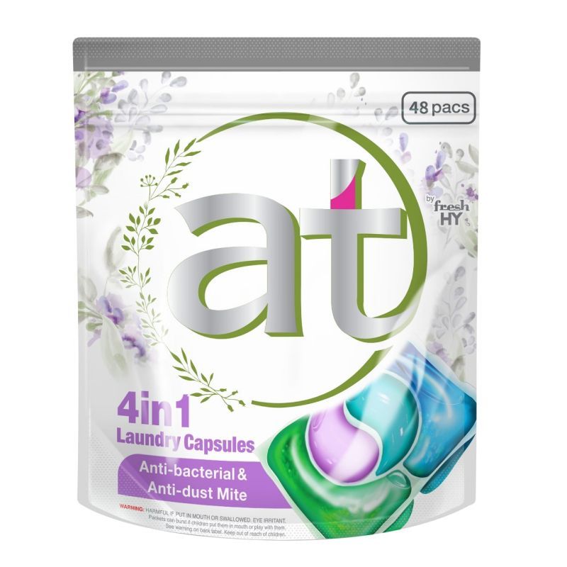 菁华at4合1洗衣凝珠薰衣草袋装10ml*48粒