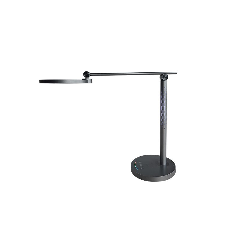 晫安联 ZP7208 AC220V 12W IP65 3500K-4500K LED 多功能护眼台灯 黑色高清大图