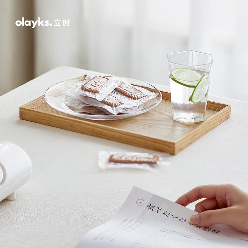 OLAYKS立时真空封口机小型家用抽真空机食品包装封口机塑封密封机 智能款(配2卷大号密封袋约50个) BZJ00201高清大图