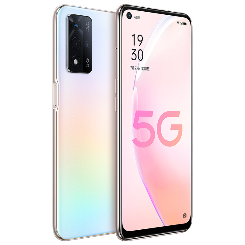 oppo a93s 5g手机 白桃汽水 8gb 128gb 全网通版双模5g 5000mah大电池