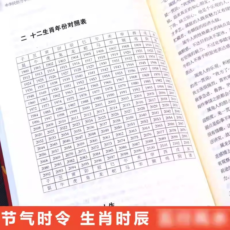 [正版] 中华民俗万年历1930-2120 汇集中华民俗精髓提供实用历法年表万年历是一种将公历农历干支历相互对应编
