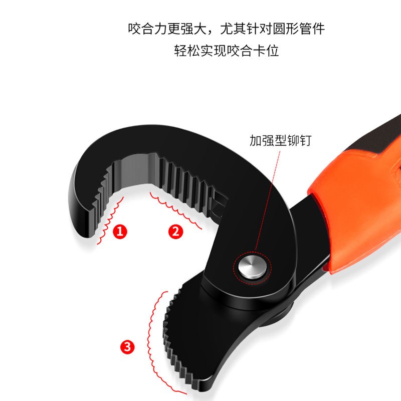 [卡尔]万用扳手三面齿