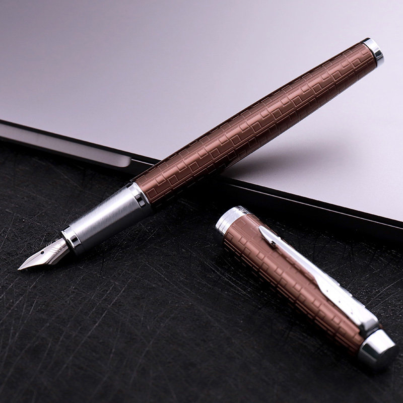 派克PARKER 钢笔 IM浓情巧克力墨水笔 学生商务办公文具用品 可吸墨可替换墨囊0.5mm金属不锈钢F笔尖