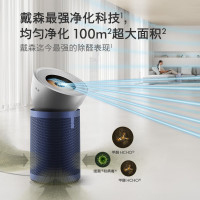 戴森(DYSON)空气净化器 输出洁净凉风 大面积净化异味和过敏原 滤除花粉 宠物毛发 BP03(镍蓝色)