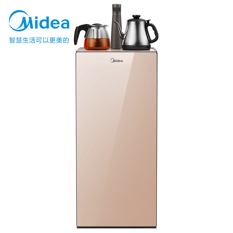美的(Midea)茶吧机家用办公立式下置式智能多功能自动童锁饮水机