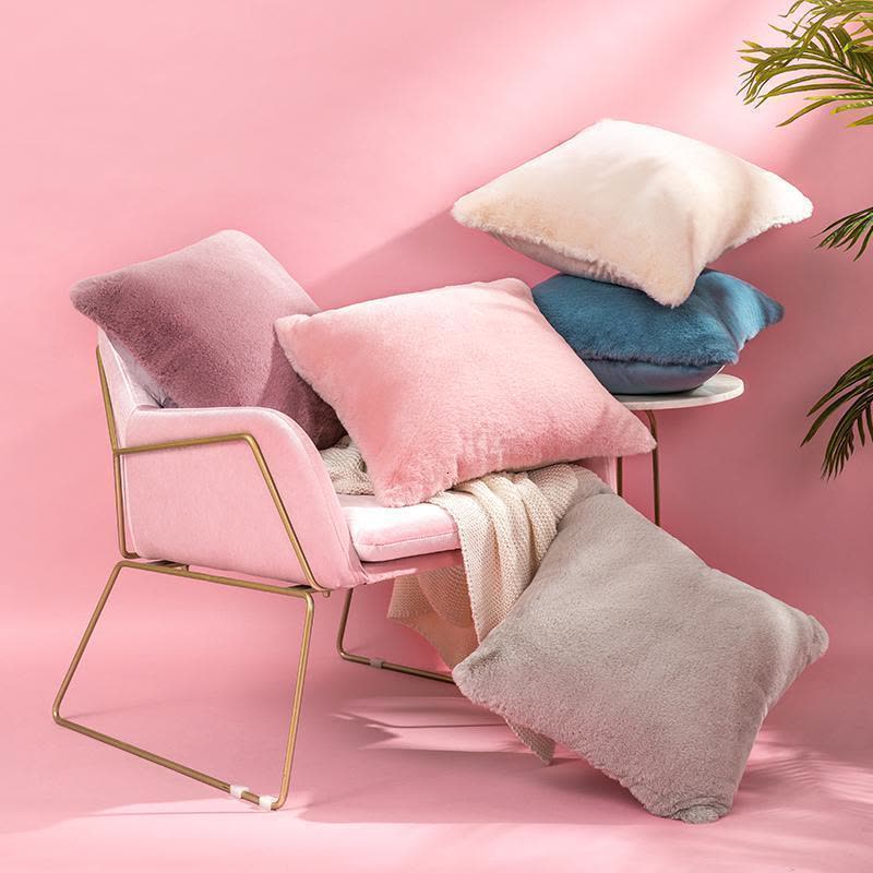 家柏饰(CORATED)家纺家居用品靠垫连芯简约法式马卡龙系列抱枕图片