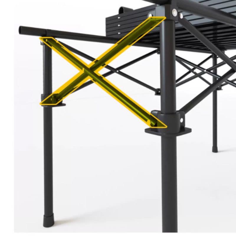 洛得兰德 LD-JZ501 折叠蛋卷桌碳钢蛋卷桌露营桌子野餐桌椅便携式露营图片