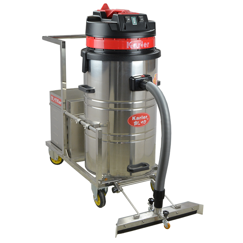 凯叻hy1580p电瓶式吸尘器工厂车间地面用吸尘机吉林不锈钢移动吸尘器