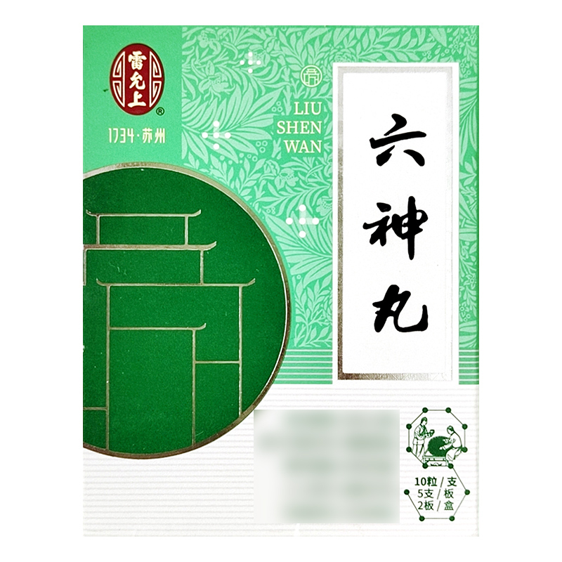 雷允上六神丸10粒支*5支*2板/盒
