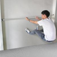 窗帘杆免打孔卧室挂钩式阳台撑杆超长4米浴帘杆单杆卫生间伸缩杆