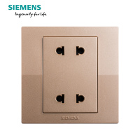 西门子(SIEMENS)开关插座 悦动香槟金系列四孔电源插座5UB8012-3NC03