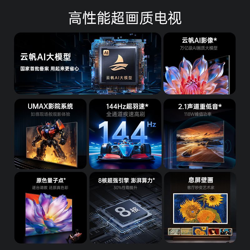长虹(CHANGHONG)85英寸智能电视85D6SN