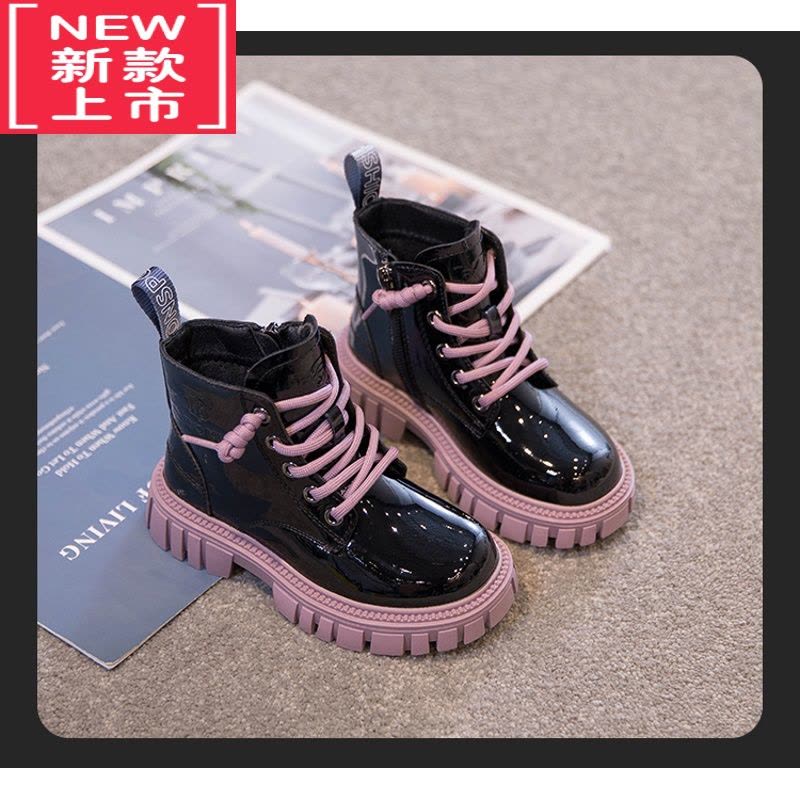 可莉允女童鞋炸街马丁靴2022春秋新款儿童靴子夏季男童短靴宝宝小童走秀图片