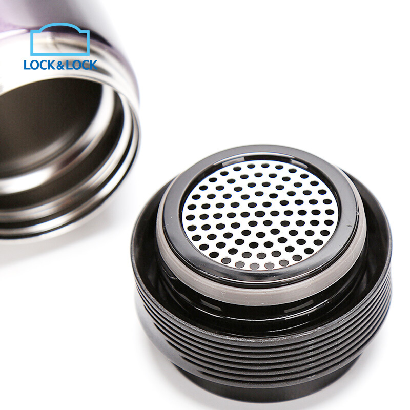 乐扣乐扣(lock&lock)保温杯 LHC4122P 304不锈钢(320ml)紫色高清大图