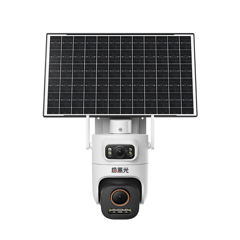 小湃Z8D太阳能监控双摄摄像头4G免流量户外免插电远程360度高清全彩夜视 无