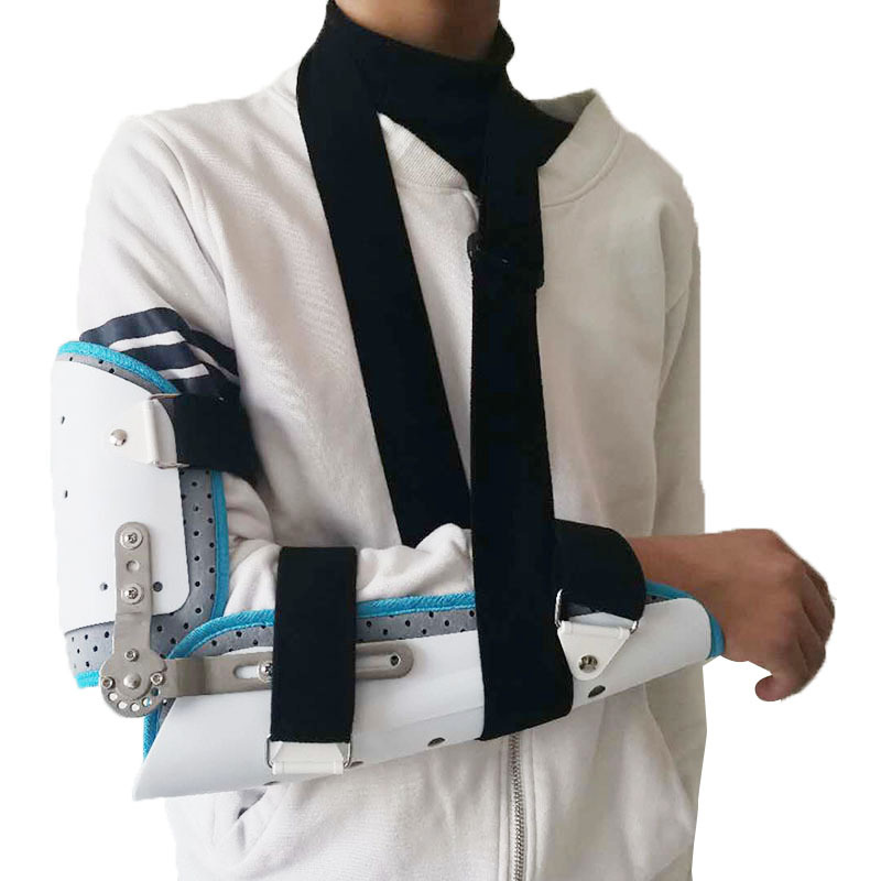 肘关节支具前臂手肘骨折胳膊脱臼固定护具可调式康复训练器肘关节固定