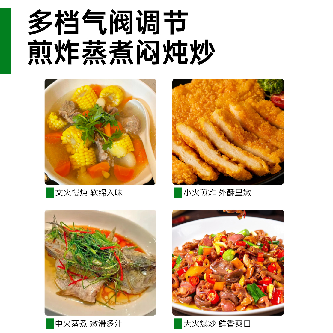 意黛斯(YIDAISI) 商用燃气四头六头八头煲仔炉 立式六眼煲仔炉 工程款201材质YDS-GCBZL6Y液化气高清大图