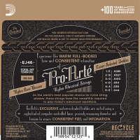 达达里奥(D'Addario) EJ46 Pro-Arte 高张力尼龙古典吉他套琴弦EJ46