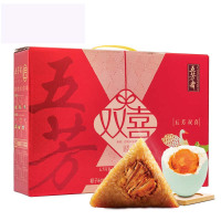 五芳浓情(1160克)五芳猪肉粽2只 润香豆沙粽2只 香糯蜜枣粽2只 原香赤豆粽2只真空咸鸭蛋6个