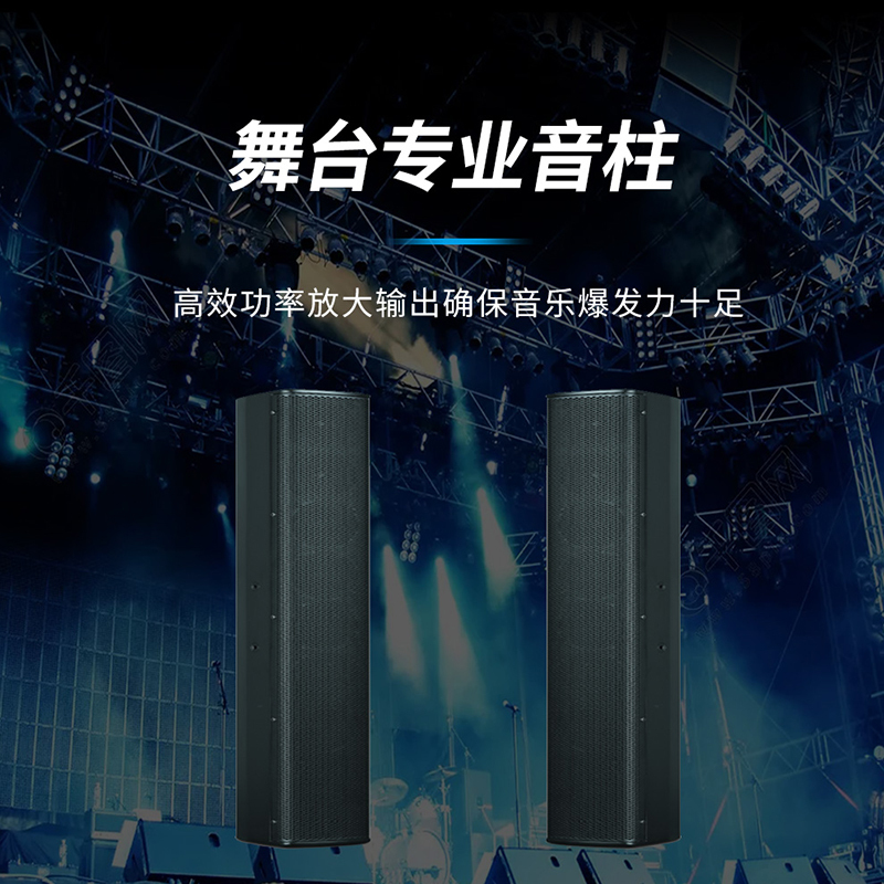 润普(Runpu) 国产化音视频会议室展厅教室礼堂报告厅专业会议线阵音柱/音响/音箱/喇叭扬声器RP-HYZ622