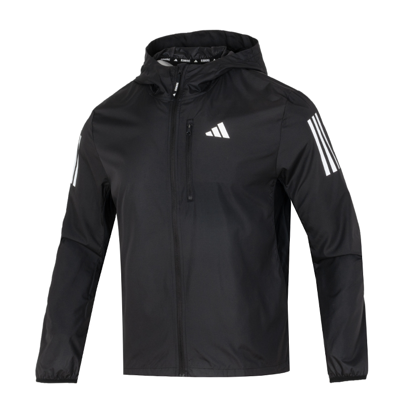 Adidas阿迪达斯男子新款休闲运动防风梭织连帽夹克外套IN1483 ZP