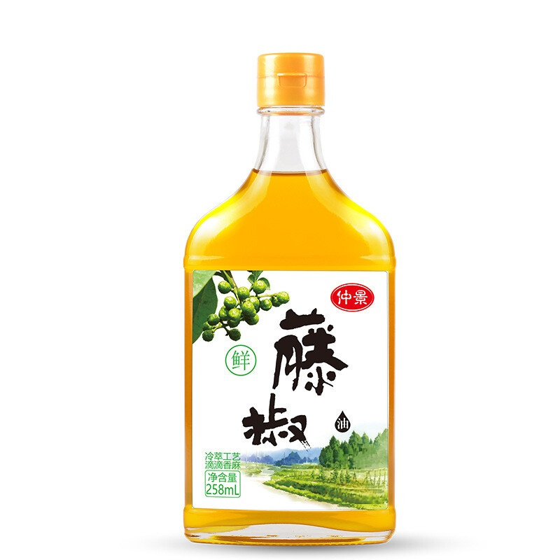 仲景23鲜藤椒油麻油低温冷萃非油炸清香鲜麻258ml鲜藤椒油258ml