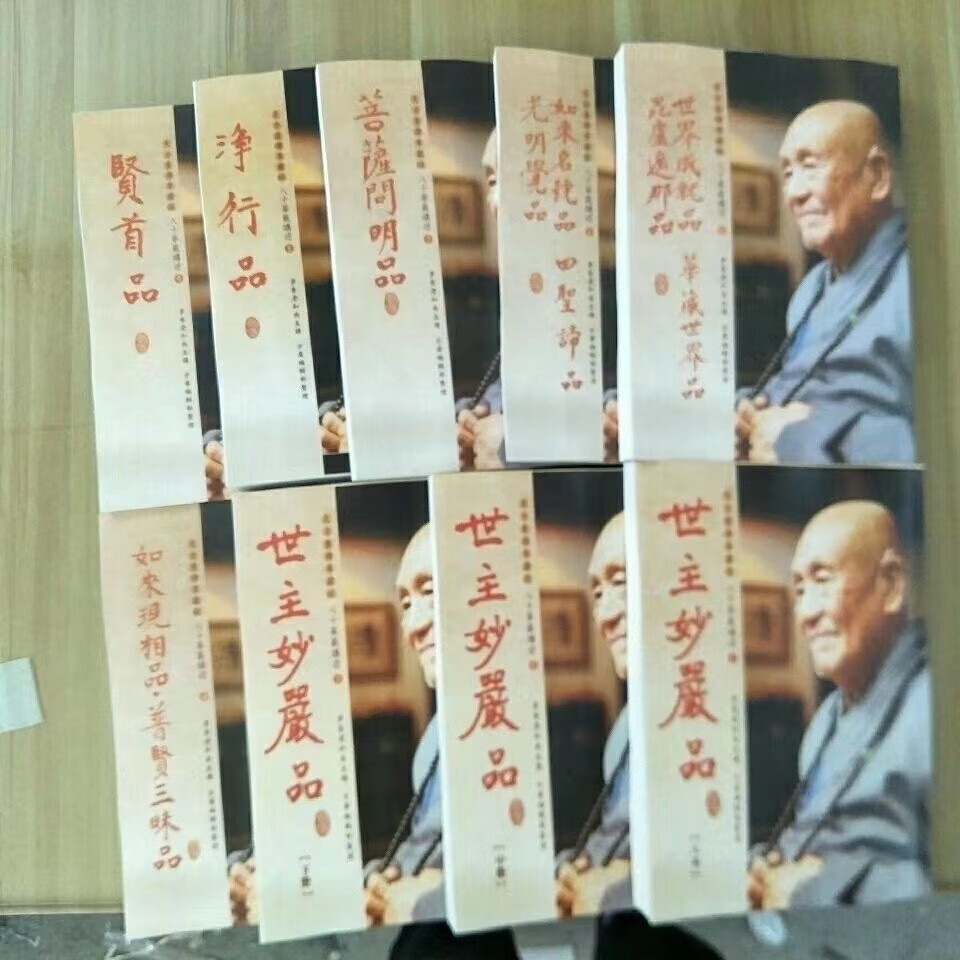 世主妙严品华严经讲述1-9册 方广文化 梦参老和尚 大开本高清大图