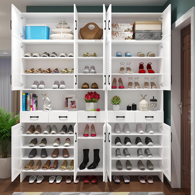 森美人现代鞋柜定制简约厅柜客厅储物玄关柜隔断进鞋柜组合高清大图