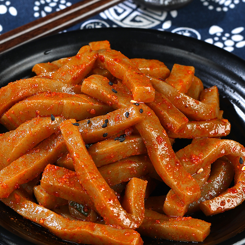 锦泰康魔芋素肉条300克4袋份新鲜魔芋条凉拌素食低脂魔芋条火锅食材