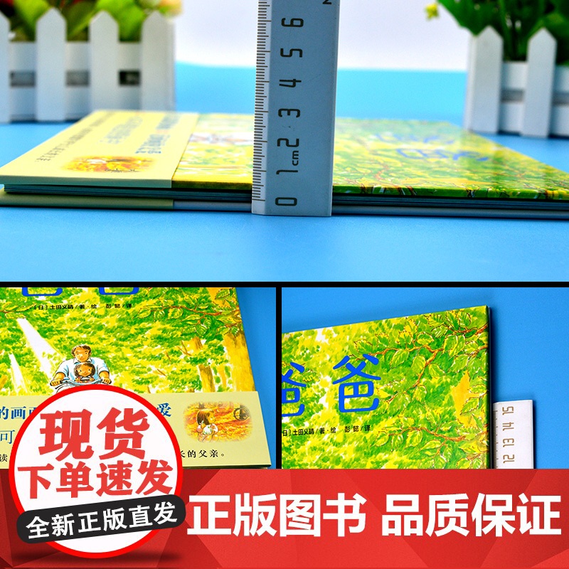 精装绘本 爸爸 魔法象图画书王国 适合女儿阅读的故事 献给所有默默守护女儿成长的父亲 轻柔温暖的画面 沉甸甸的父爱 漫画高清大图