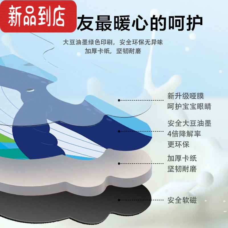 真智力儿童进阶益智磁性拼图宝宝3到6岁幼儿平图磁力2男孩女孩动物玩具4 进阶磁力拼图[3阶+4阶]磁性玩具图片