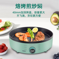 荣事达(Royalstar)电饼铛家用煎饼铛煎烤机烙饼锅早餐机40mm加深烤盘旋钮调控火力RBC-13B