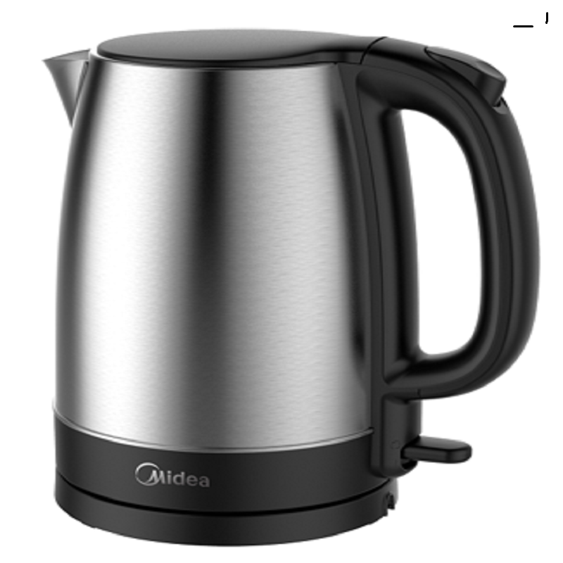 美的(Midea)电水壶大容量1.7L烧水壶1800W电热水壶智能热水壶电热水壶高温304不锈钢暖水壶SH17C105
