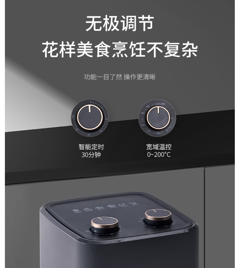 美菱 空气炸锅 MTK-LC2503高清大图