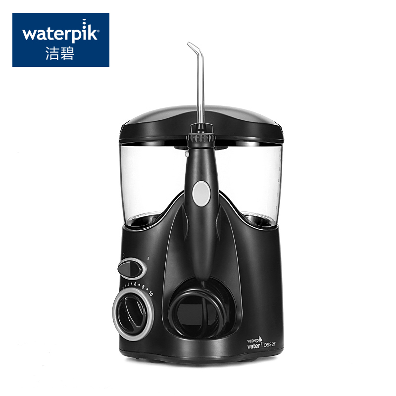 洁碧(Waterpik)冲牙器 WP-112EC 超效型水牙线 0.6 L 黑色 5档以上 水压调节 洗牙器高清大图