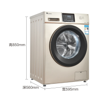 【99新】小天鹅(Little Swan) TG100V20WDG 10公斤大容量全自动滚筒洗衣机 变频节能 家用 金色