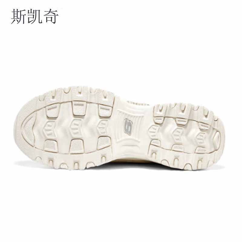 斯凯奇 女夏季白色老爹鞋 896180/OFWT-7 双高清大图