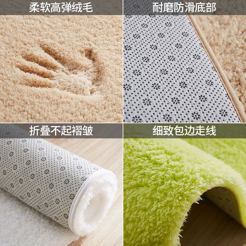 美帮汇加厚羊羔绒卧室满铺房间地毯全铺家用ins网红装饰长毛绒地垫图片