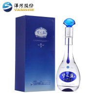 洋河(YangHe)梦之蓝M3-40.8度1000ml 蓝色经典 洋河官方旗舰店 浓香型白酒