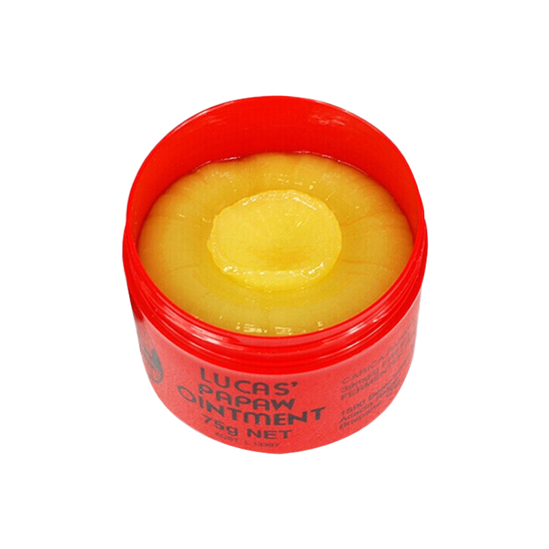 Lucas Papaw Ointment番木瓜膏75g/瓶装澳洲进口万用膏护手霜护足护臀润唇膏滋润营养保湿香港保税随机发