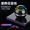 风悦GS009无线蓝牙音箱迷你小音响低音炮便携式插卡电脑家用户外车载音响 蓝牙版 白色