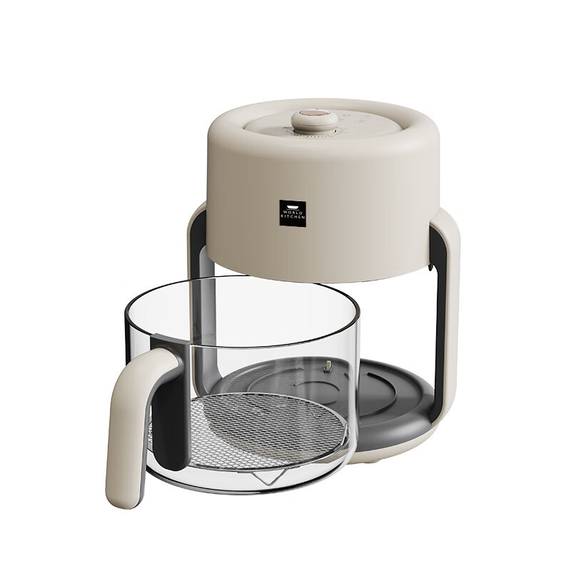 康宁/WORLD KITCHEN玻璃空气炸锅 家用实用可视空气炸锅不用翻面 WK-GJG4002/KZ 4.2L!高清大图