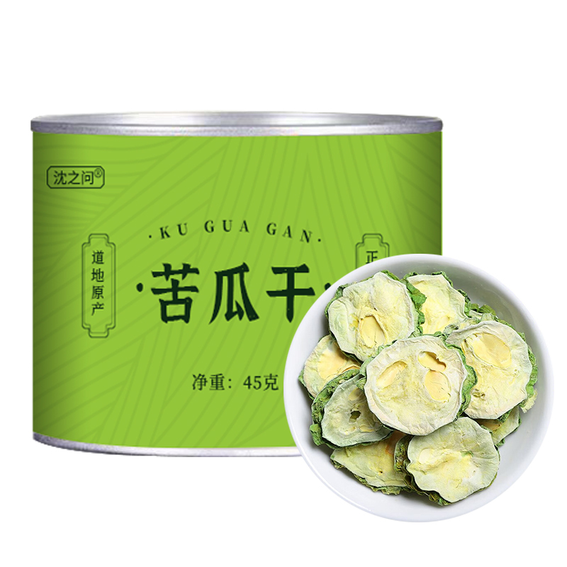 苦瓜片干降泡茶血旗舰店糖农家苦瓜茶干桑叶苦瓜茶泡茶正优级正品