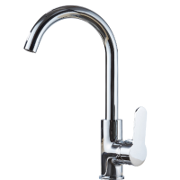 全铜体 单冷304不锈钢家用洗衣池面盆水龙头高弯混合龙头(JT)