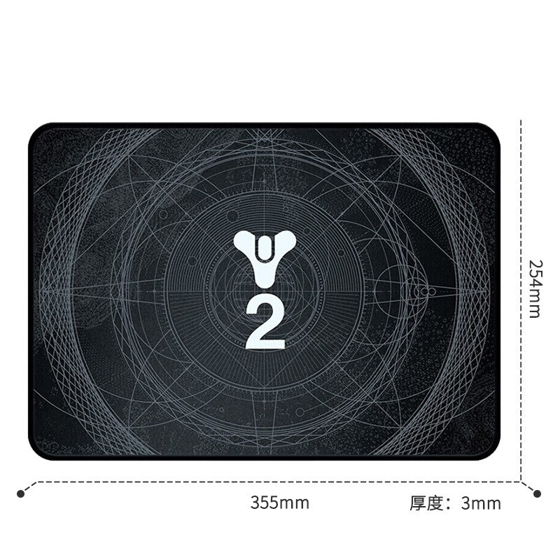 雷蛇（Razer）重装甲虫 命运2定制版 游戏鼠标垫 布面锁边游戏鼠标垫